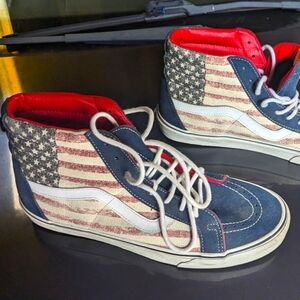 Vans American flag high tops - 11.5 M